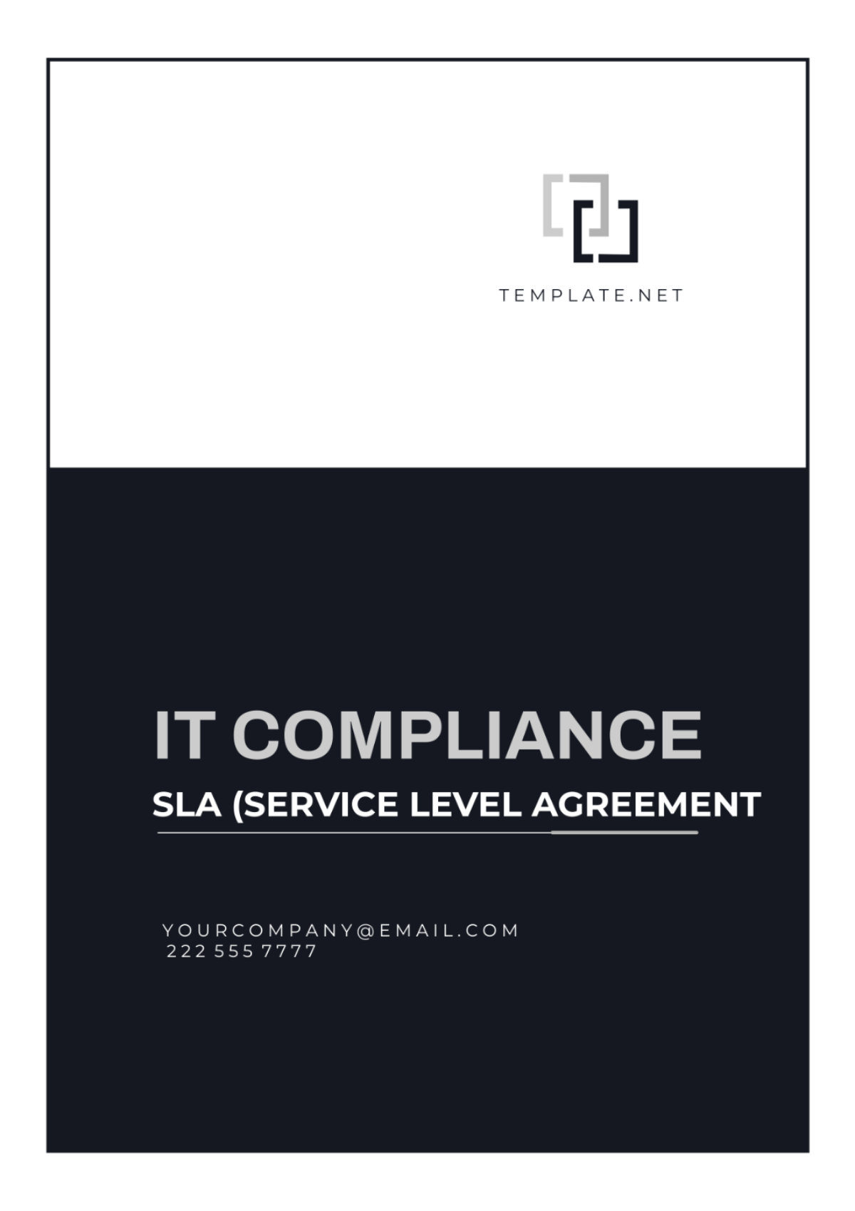 IT Compliance Sla (Service Level Agreement) Template