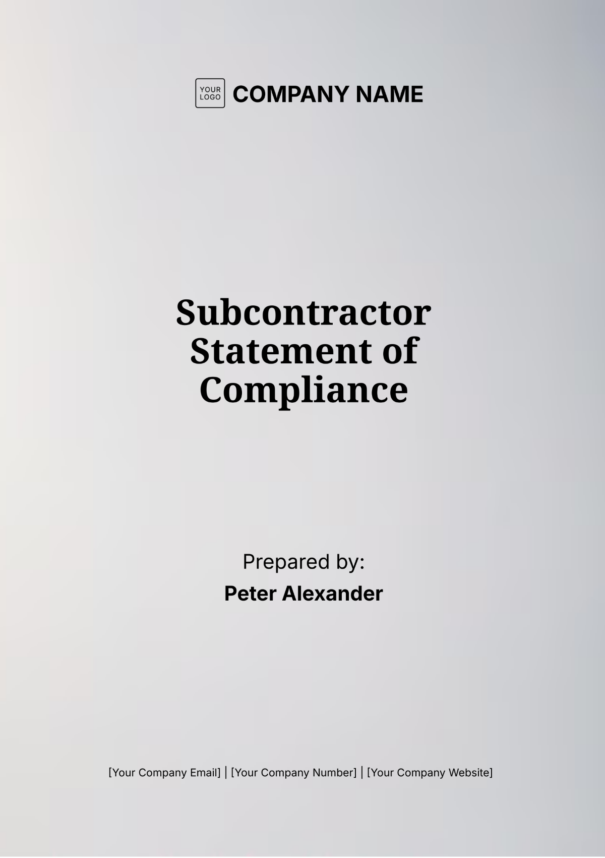 Subcontractor Statement Of Compliance Template - Edit Online & Download