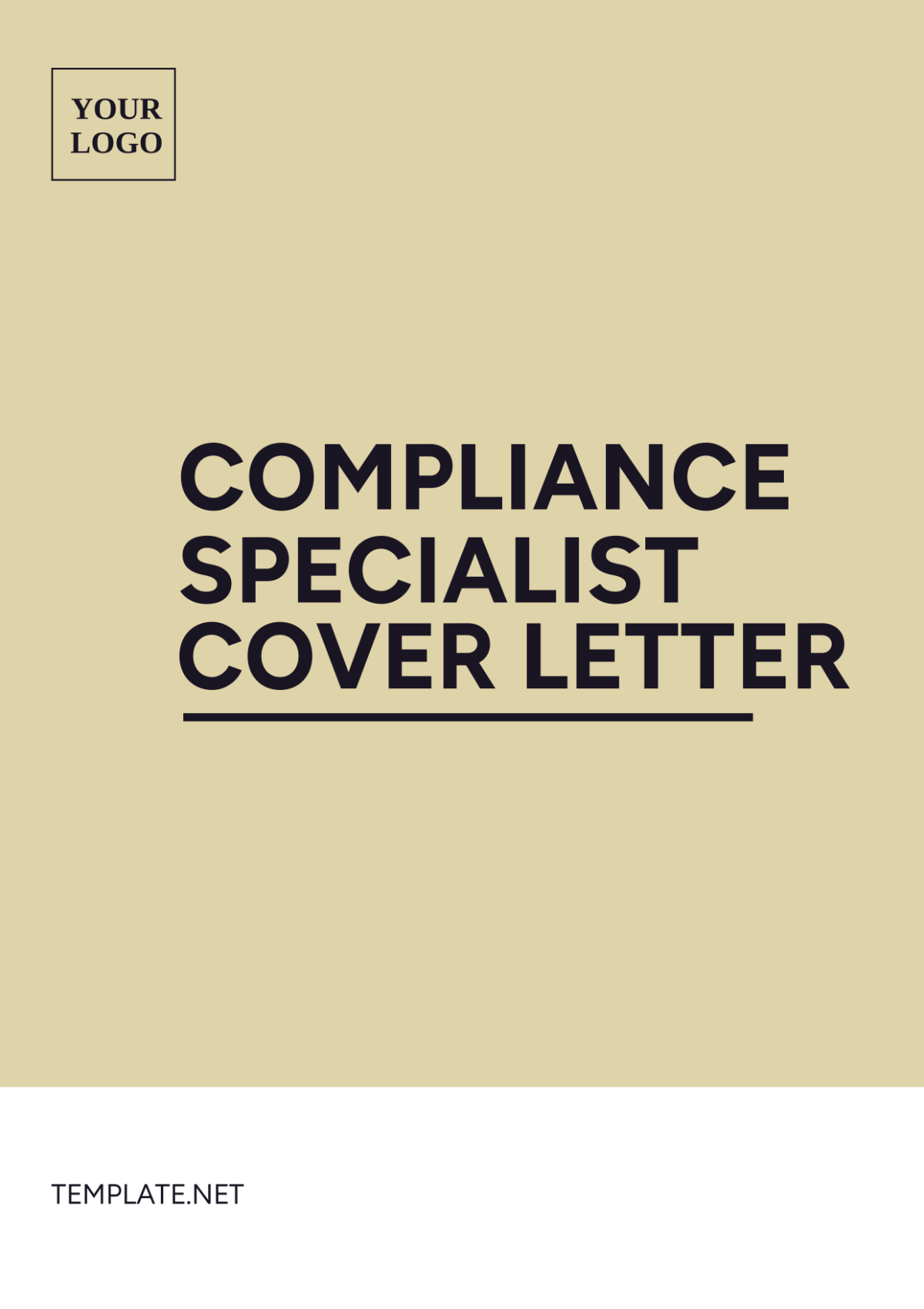 Compliance Specialist Cover Letter Template