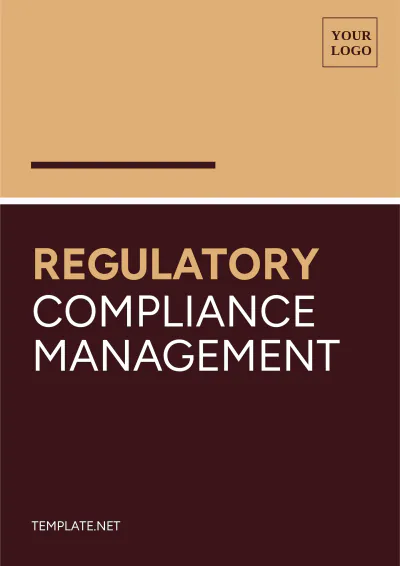 Free Regulatory Compliance Management Template to Edit Online