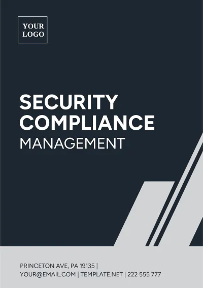 Free Security Compliance Management Template to Edit Online