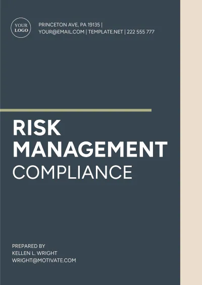 Free Risk Management Compliance Template to Edit Online