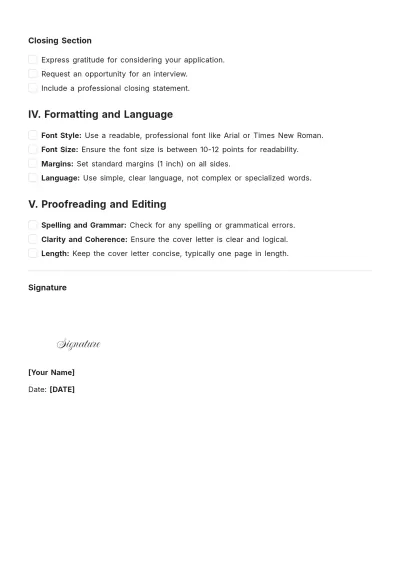 Free Corporate Compliance Officer Cover Letter Template to Edit Online