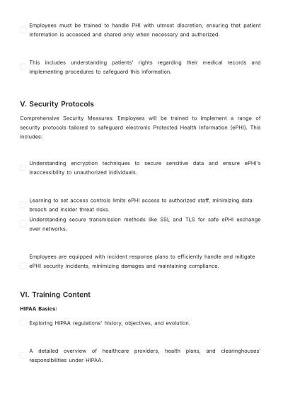 Free HIPAA Compliance Template to Edit Online