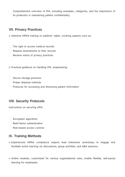 Free HIPAA Compliance Template to Edit Online