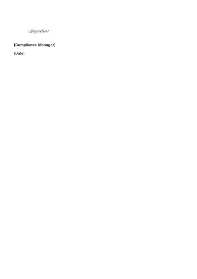 Free HIPAA Compliance Template to Edit Online