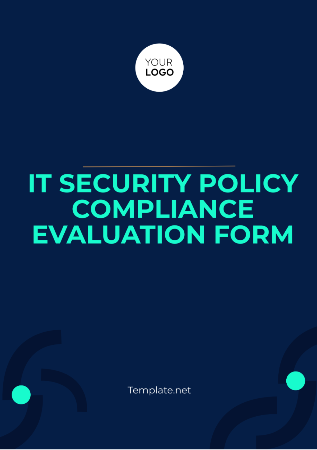 IT Security Policy Compliance Evaluation Form Template