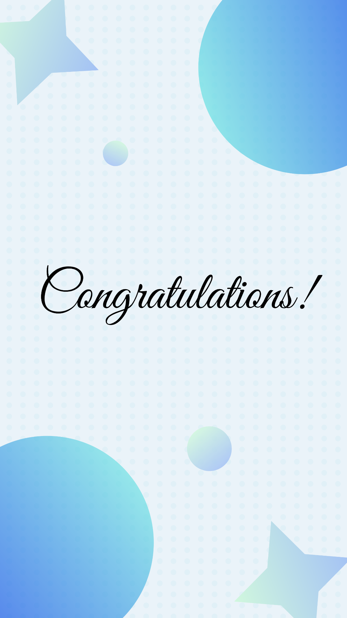 Free Congratulations Poster Template