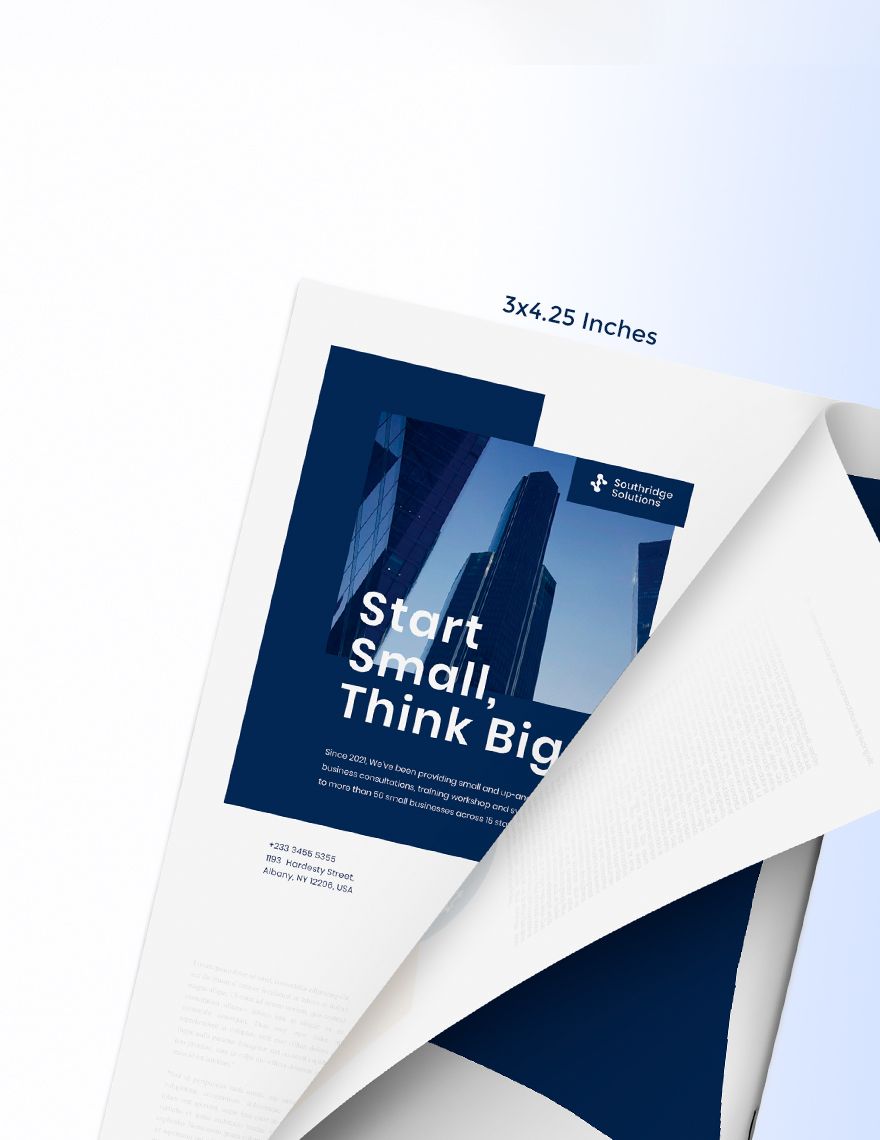 Commercial Business Magazine Ads Template
