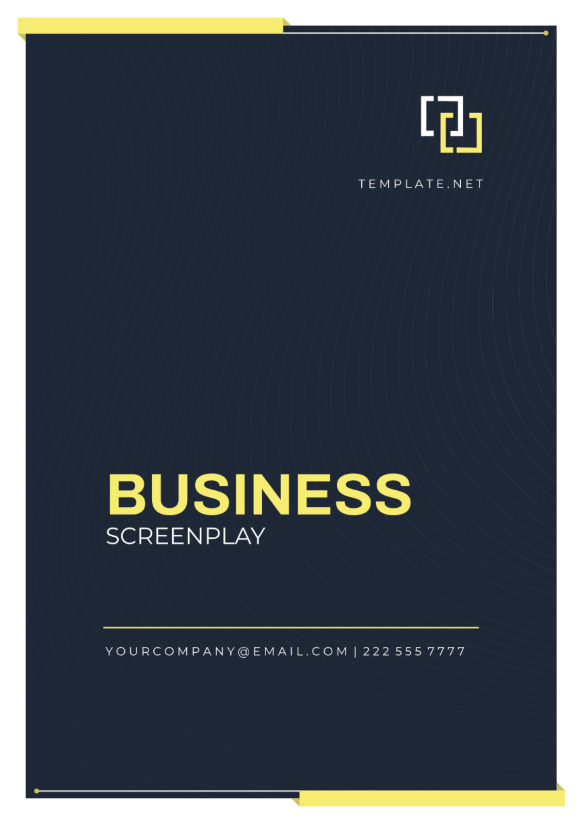 Business Screenplay Template