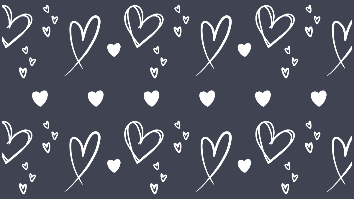 White Hearts Background
