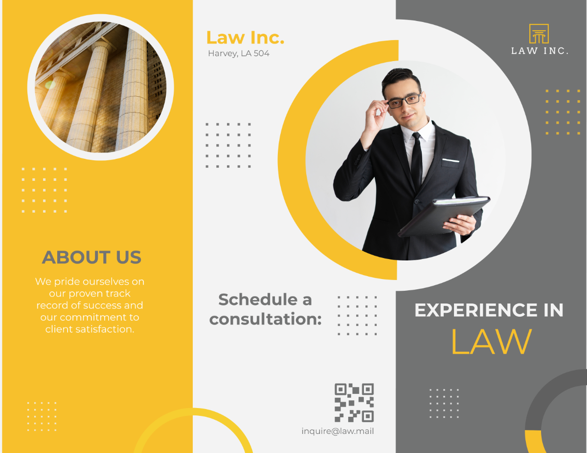 Law Firm Portfolio Brochure