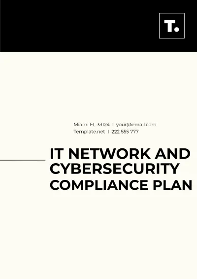 Free IT Network And Cybersecurity Compliance Plan Template to Edit Online
