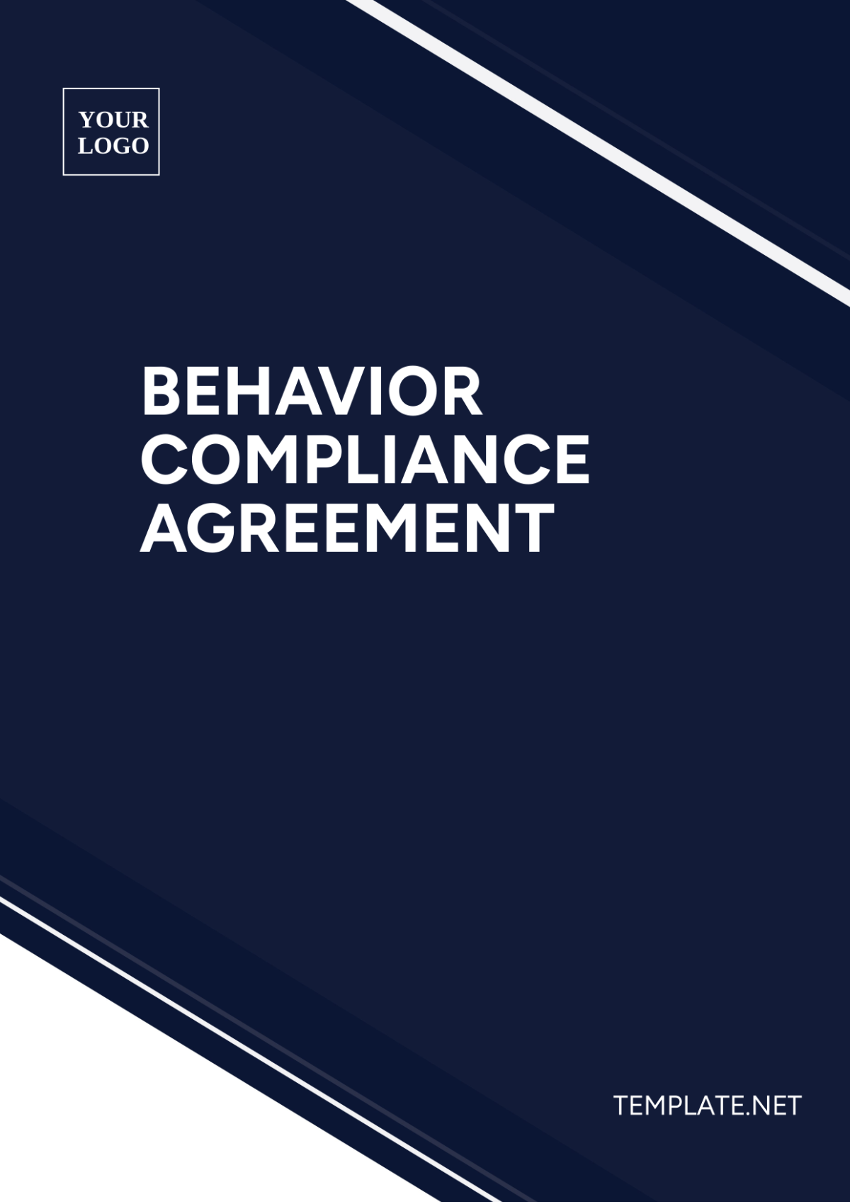 Behavior Compliance Agreement Template