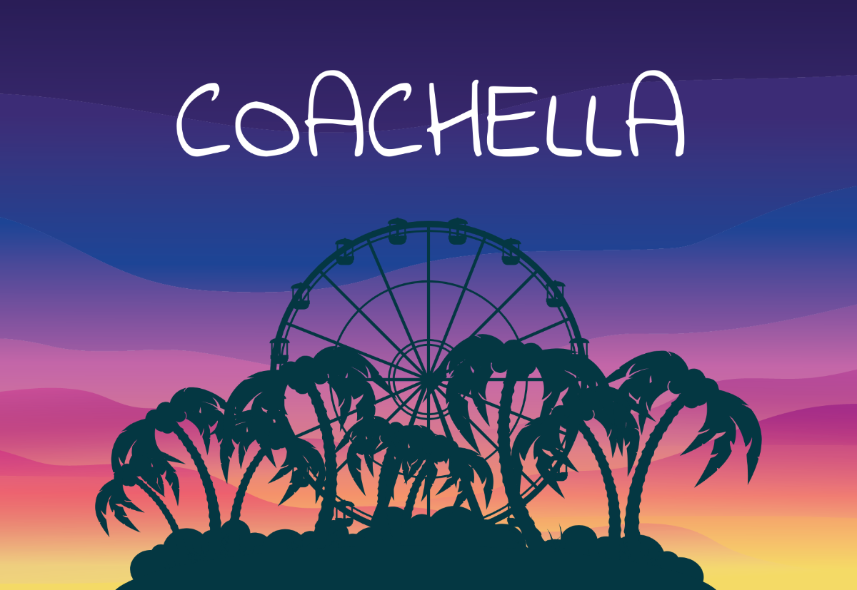 Coachella lomo Card Template