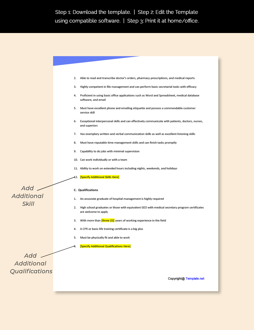 hospital-clerk-job-description-template-google-docs-word-apple-pages-pdf-template