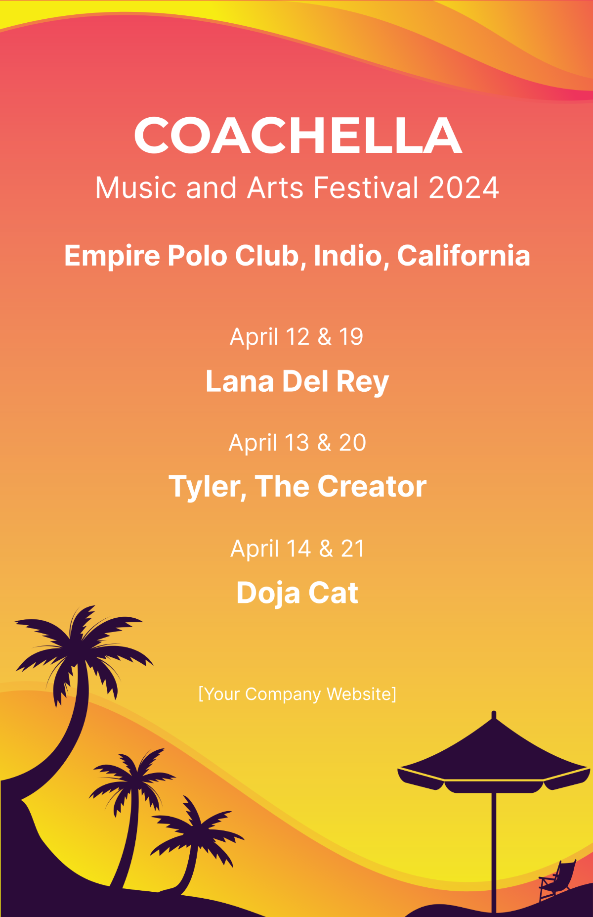 Coachella Art Poster