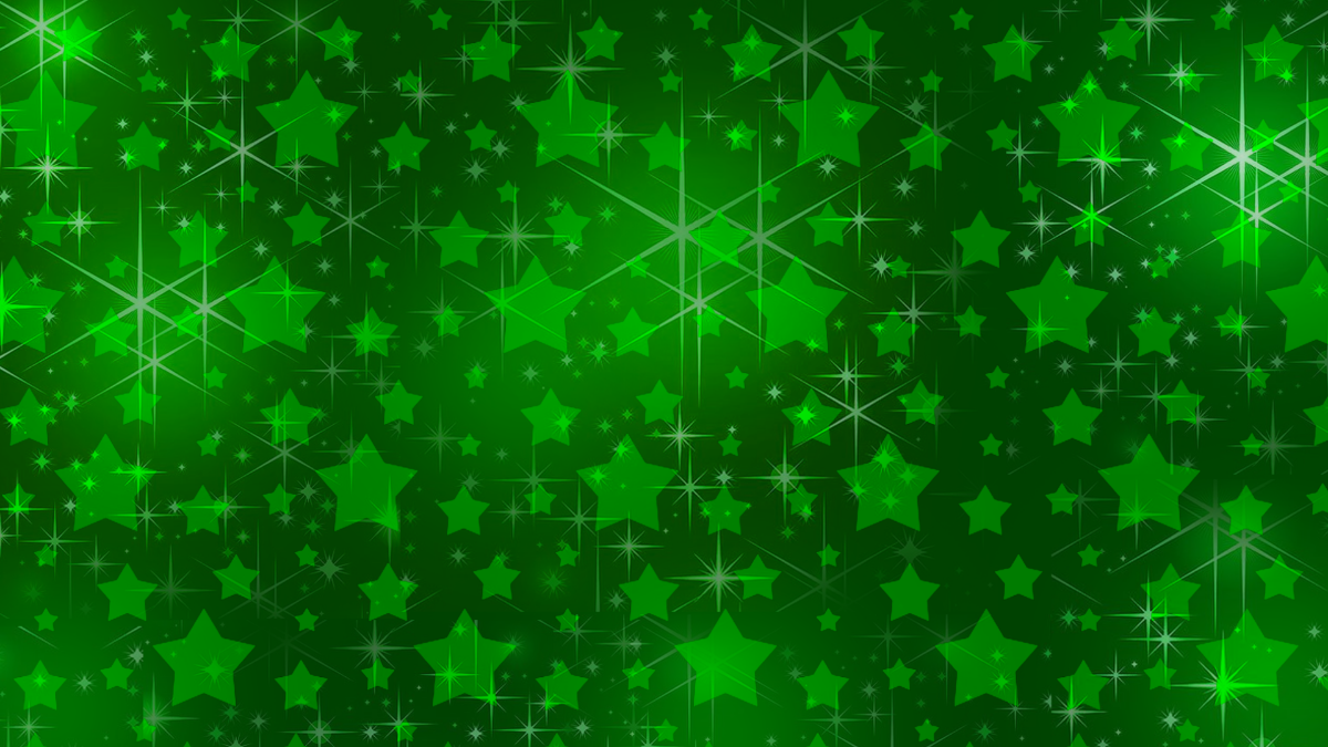 Free Star Green Pattern 
