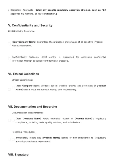 Free Notice Of Compliance Template to Edit Online