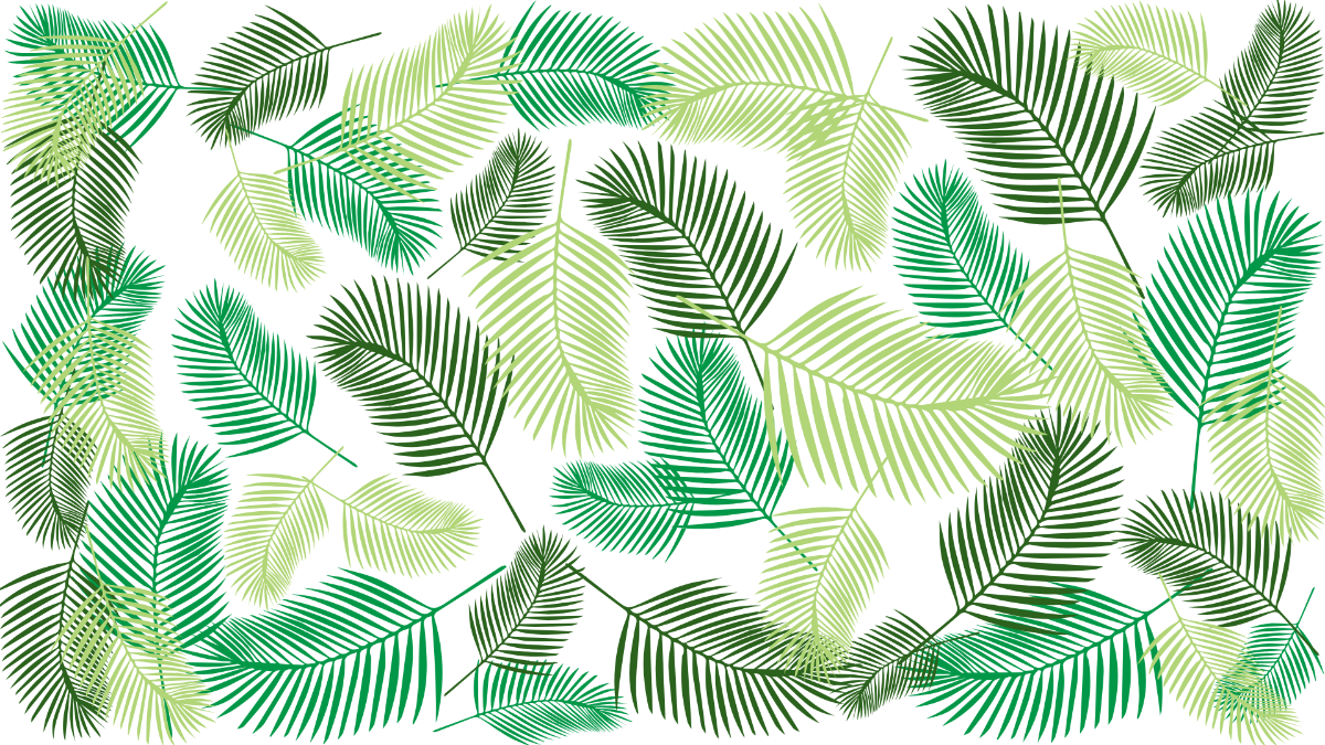 Seamless Leaves Pattern Background