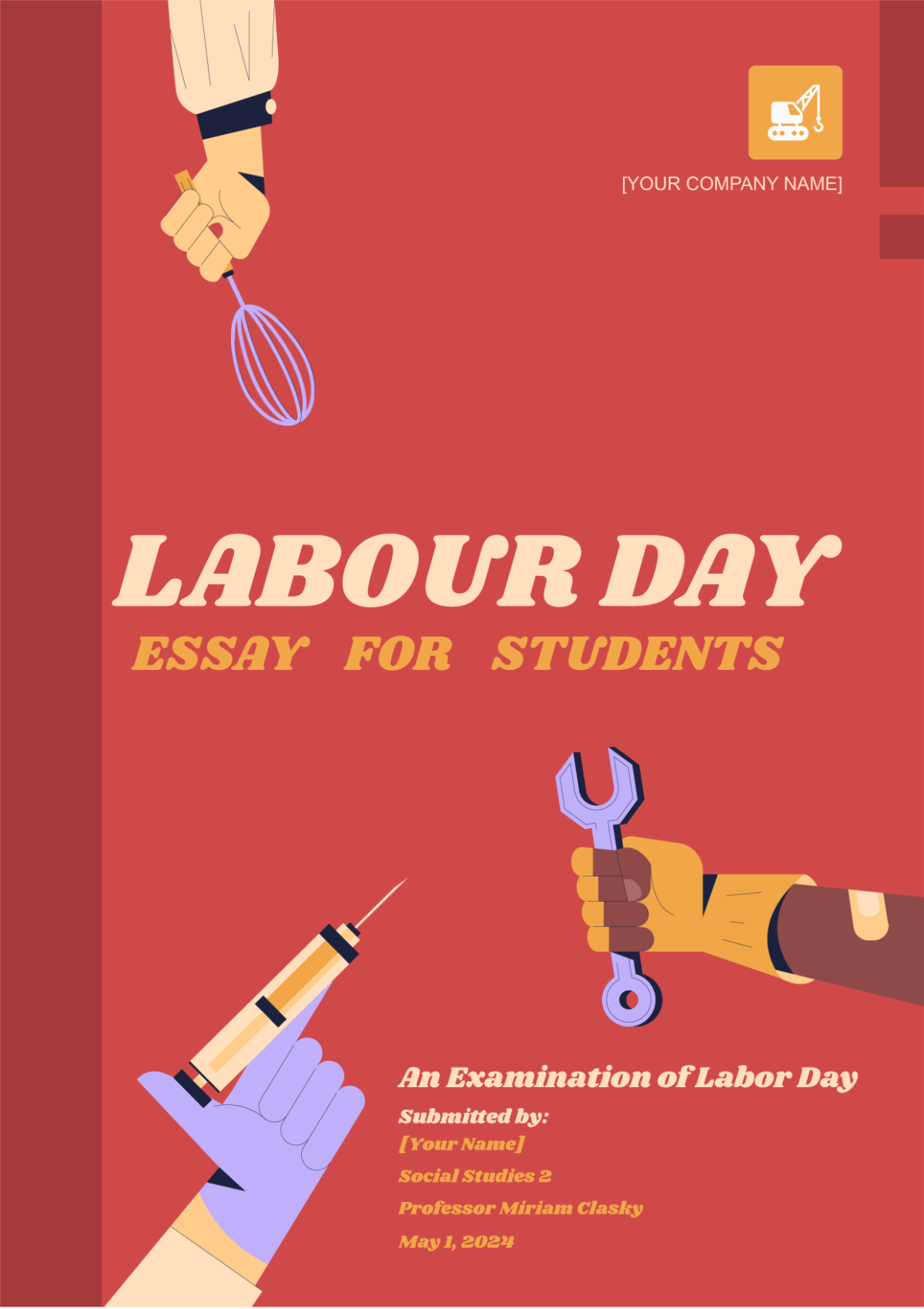 Free Labor Day Essay Template
