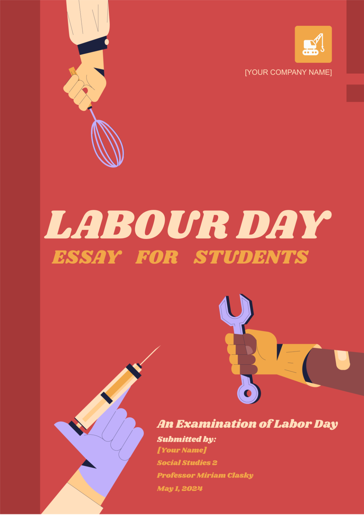 Labor Day Essay Template