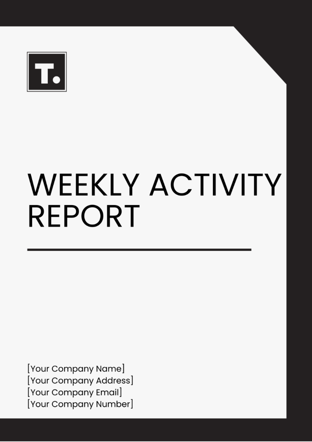 Weekly Activity Report Template - Edit Online & Download