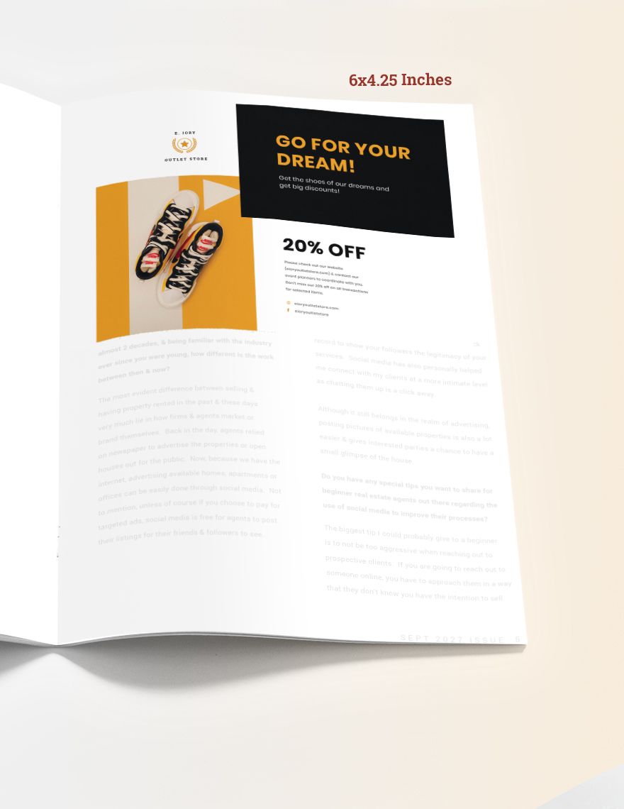 Commercial Magazine Ads Template