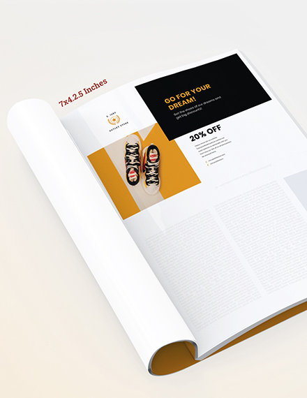 Commercial Magazine Ads Template