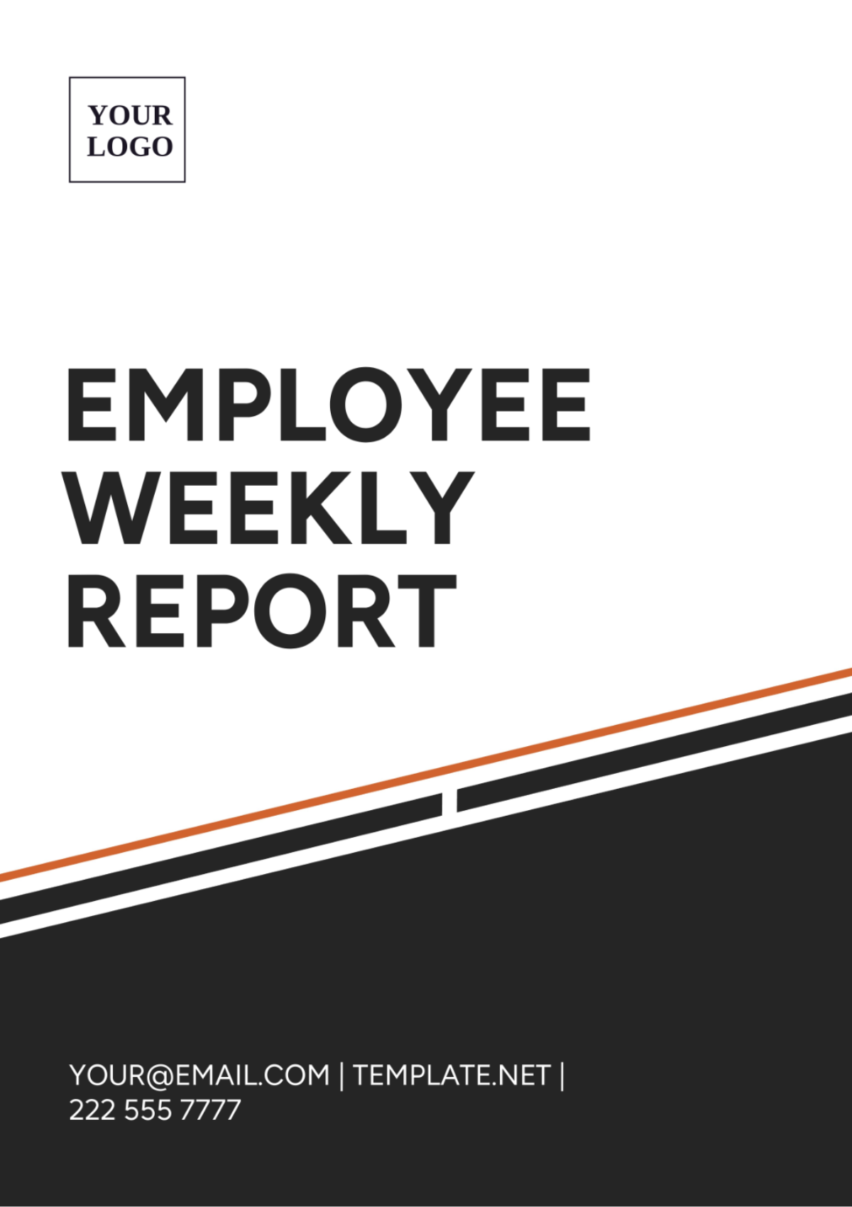 Employee Weekly Report Template