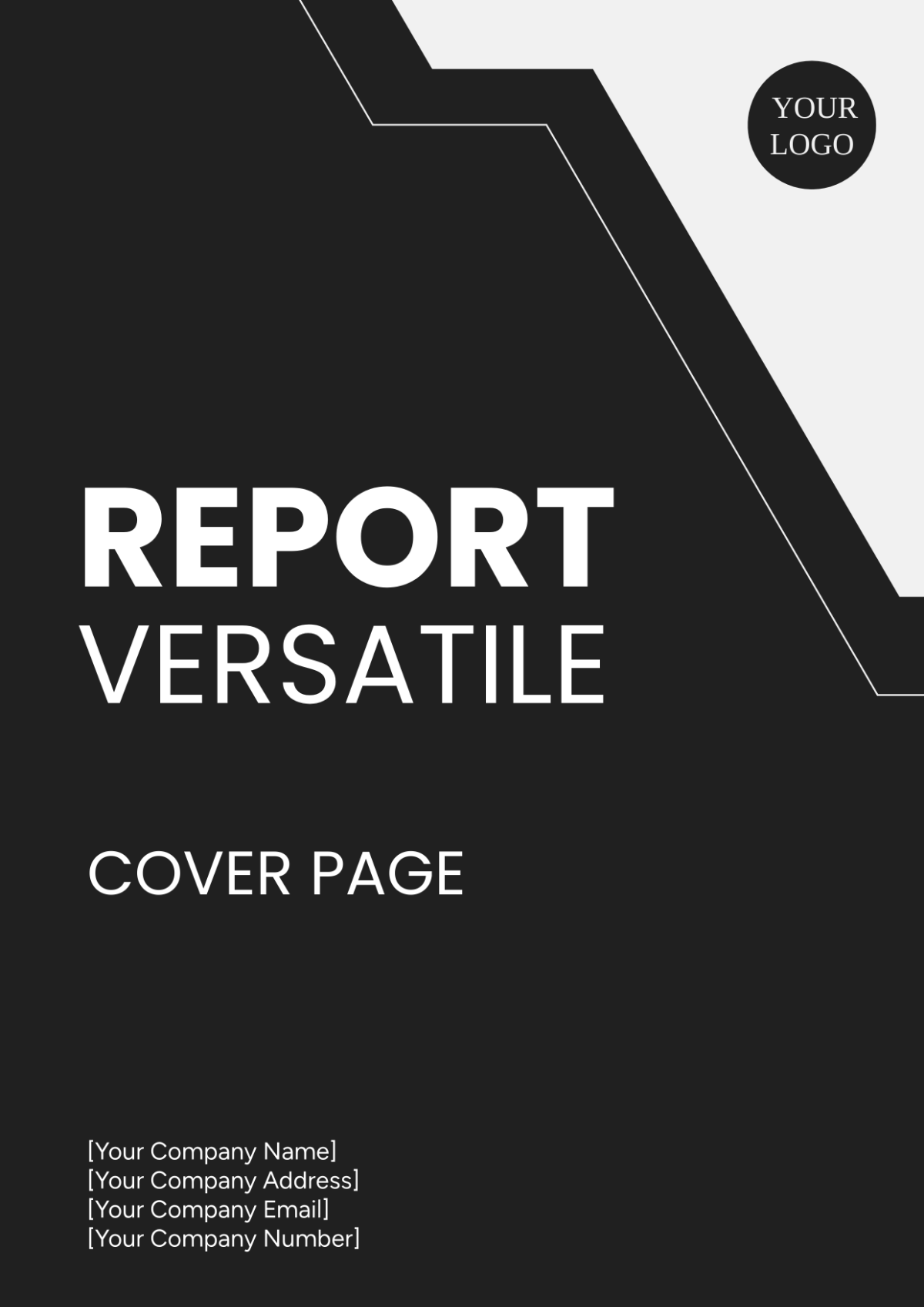 Report Versatile Cover Page