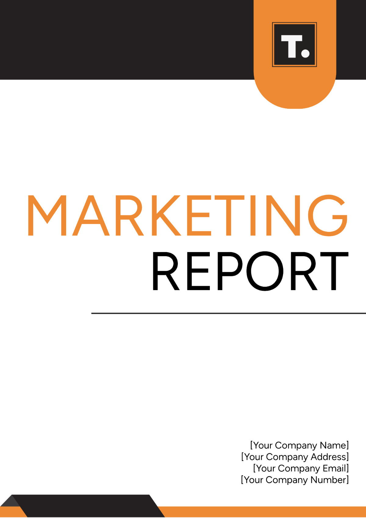 Marketing Report Template - Edit Online & Download