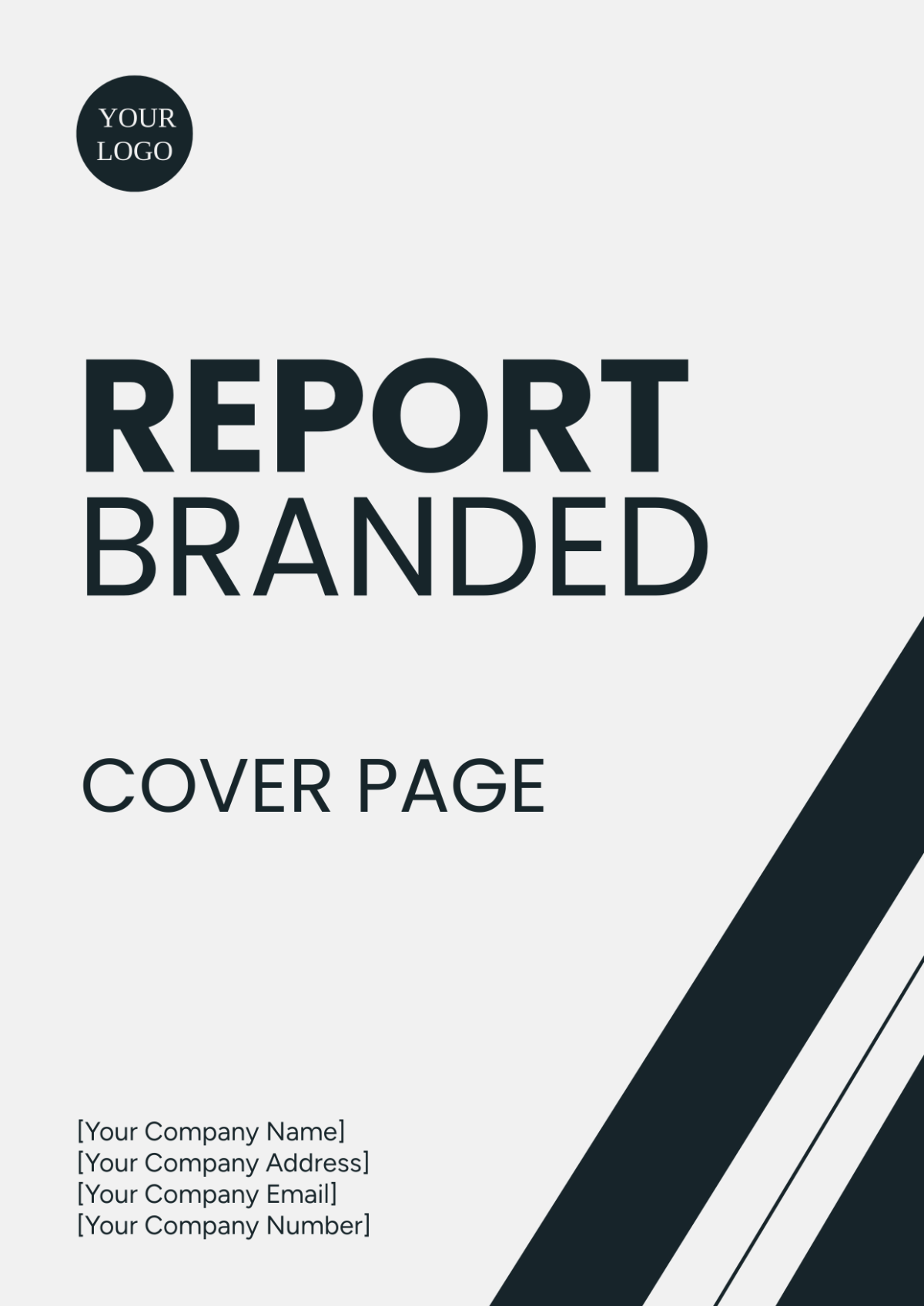 Report Branded Cover Page