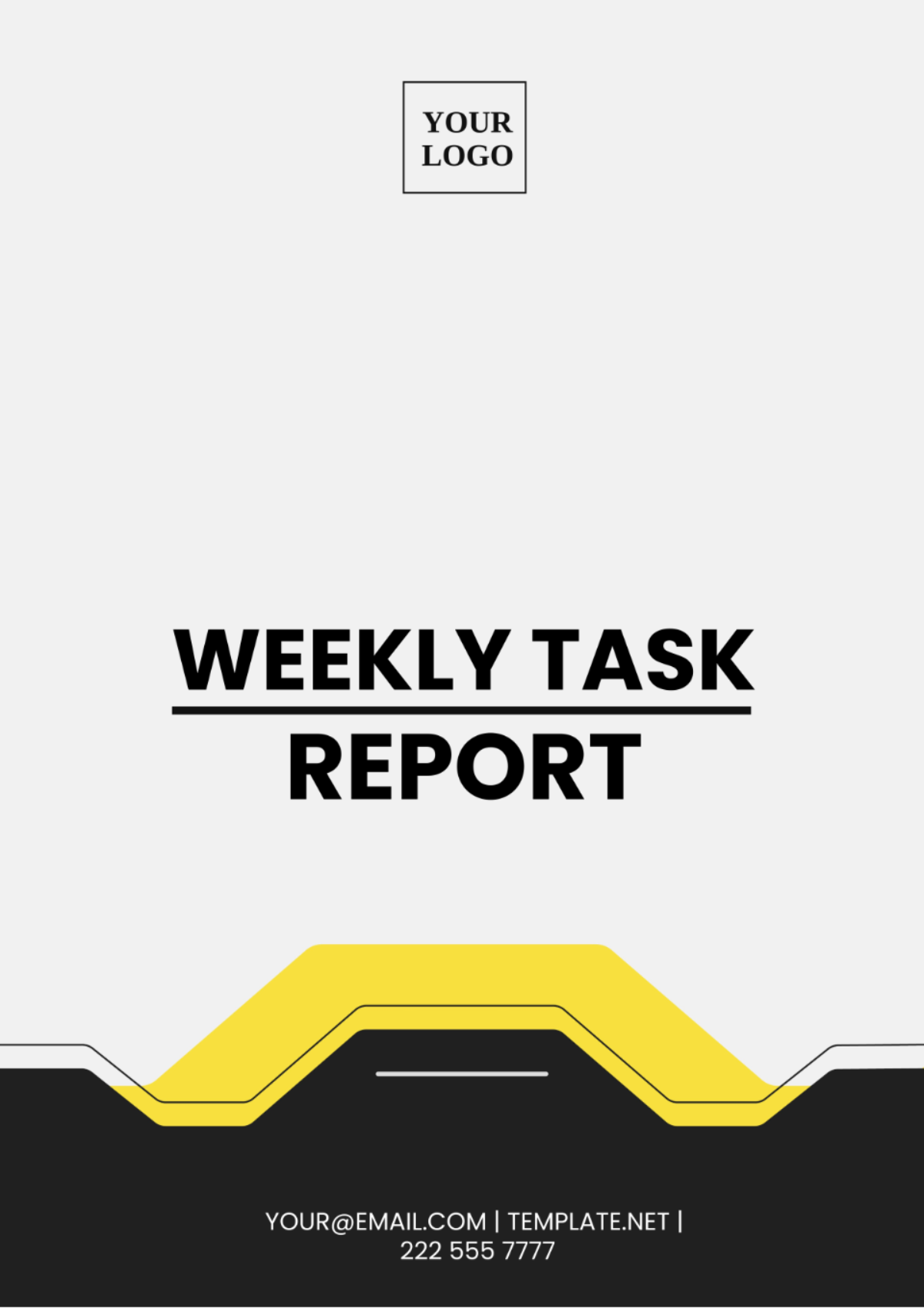 Weekly Task Report Template