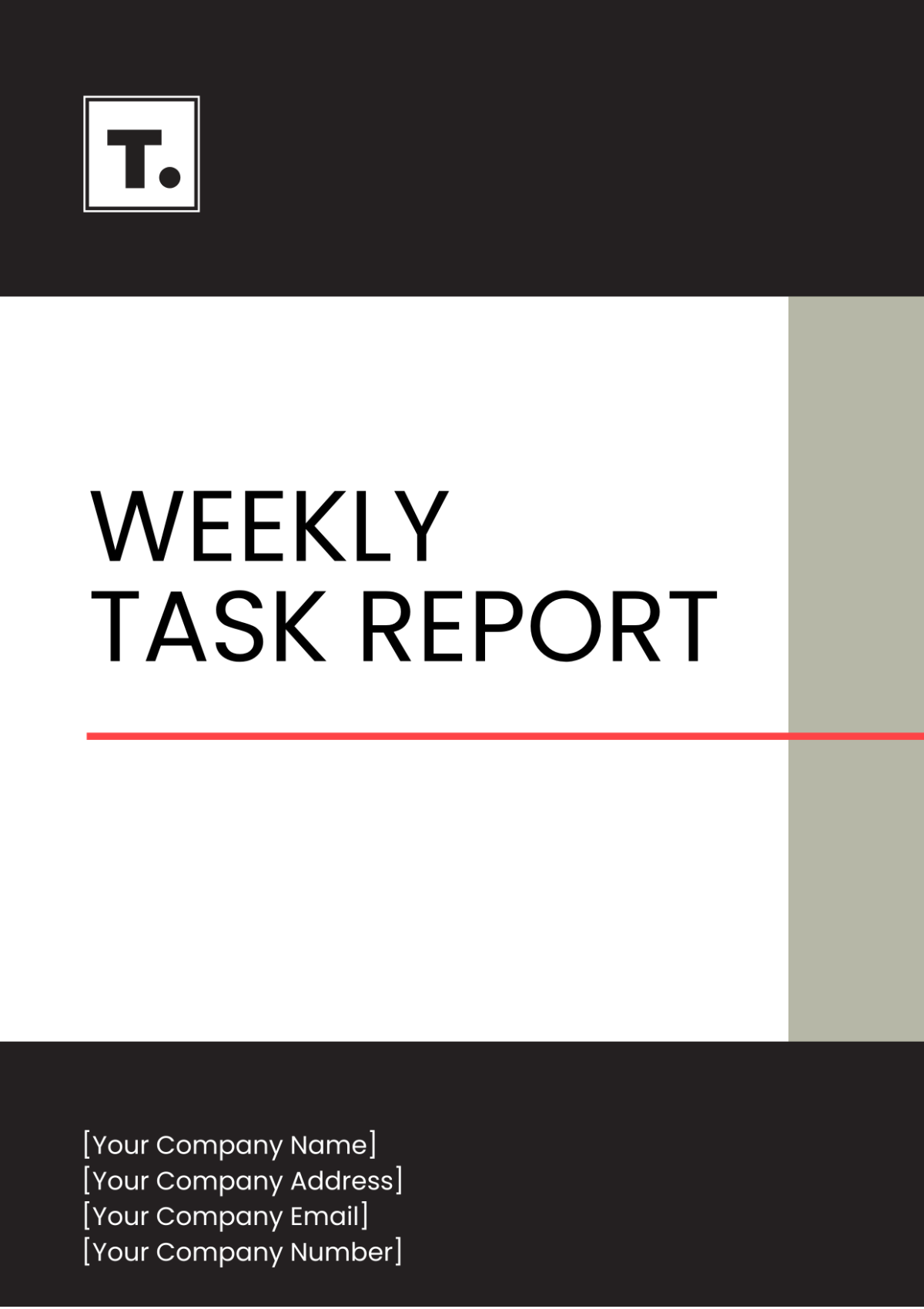 Weekly Task Report Template - Edit Online & Download