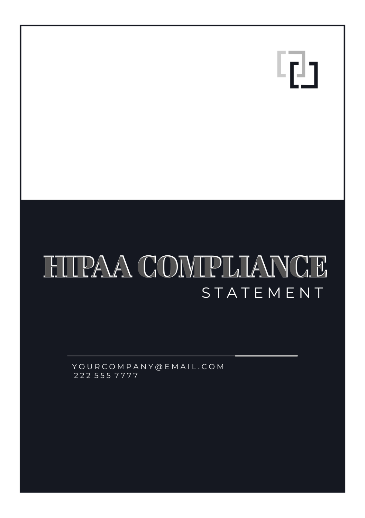 HIPAA Compliance Statement Template