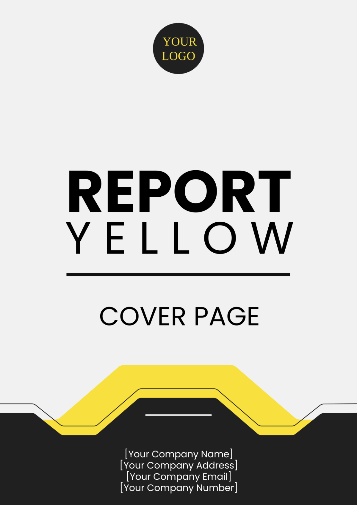 Report Yellow Cover Page