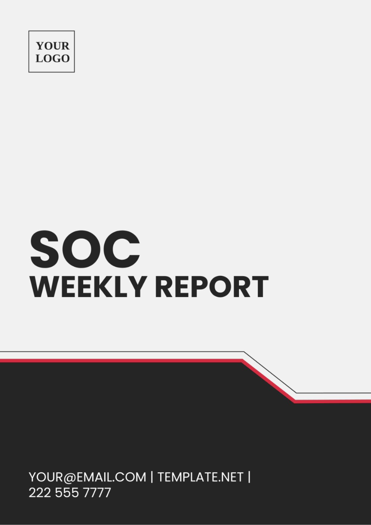 SOC Weekly Report Template