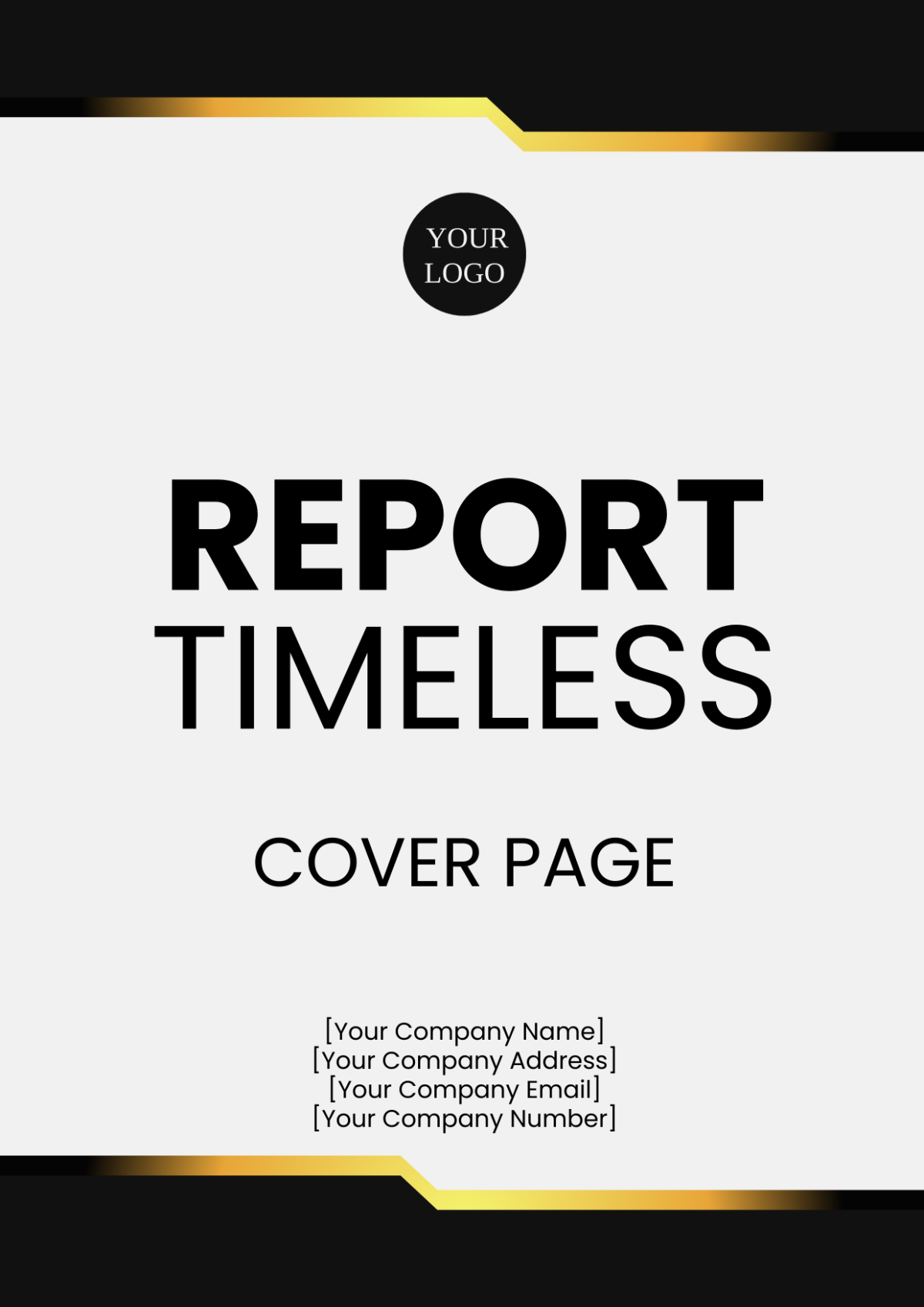 Report Timeless Cover Page