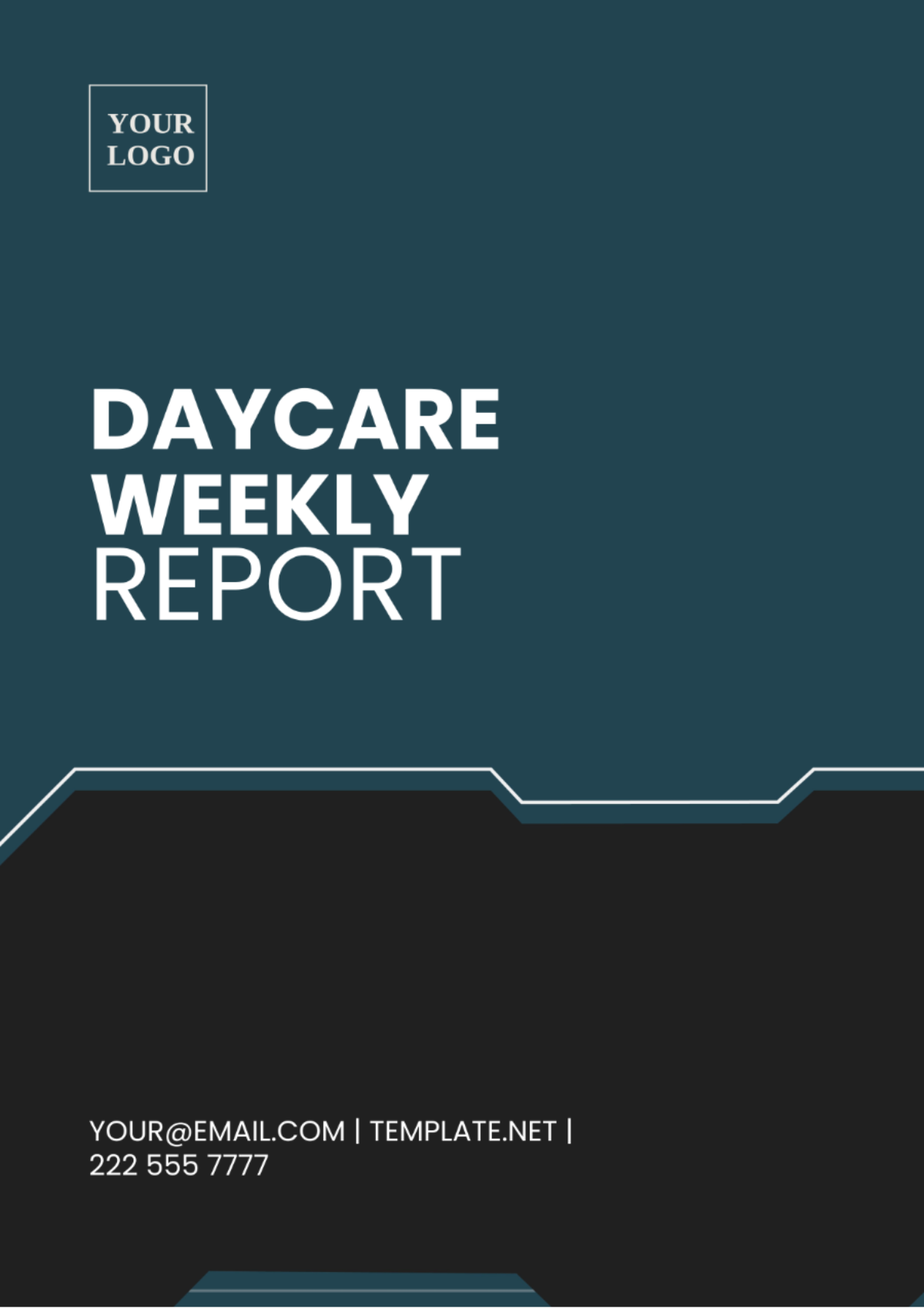 Daycare Weekly Report Template