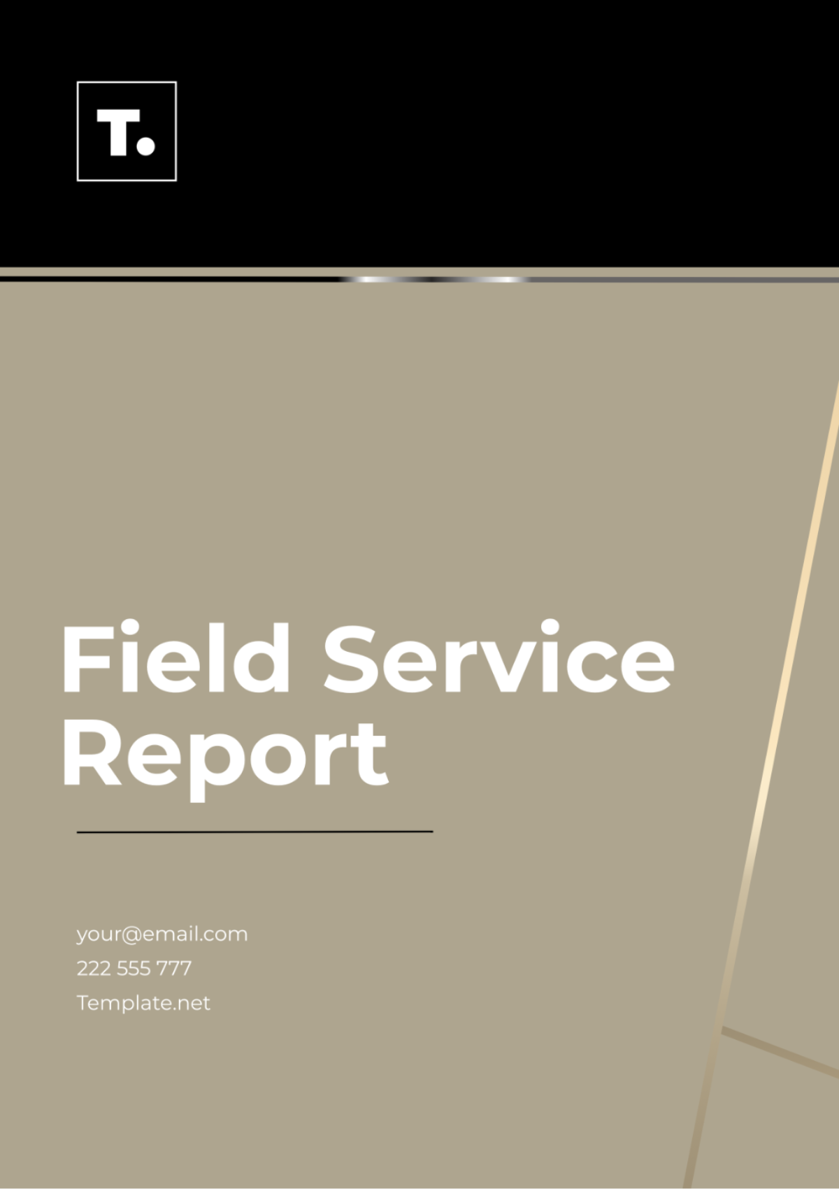 Free Field Service Report Template