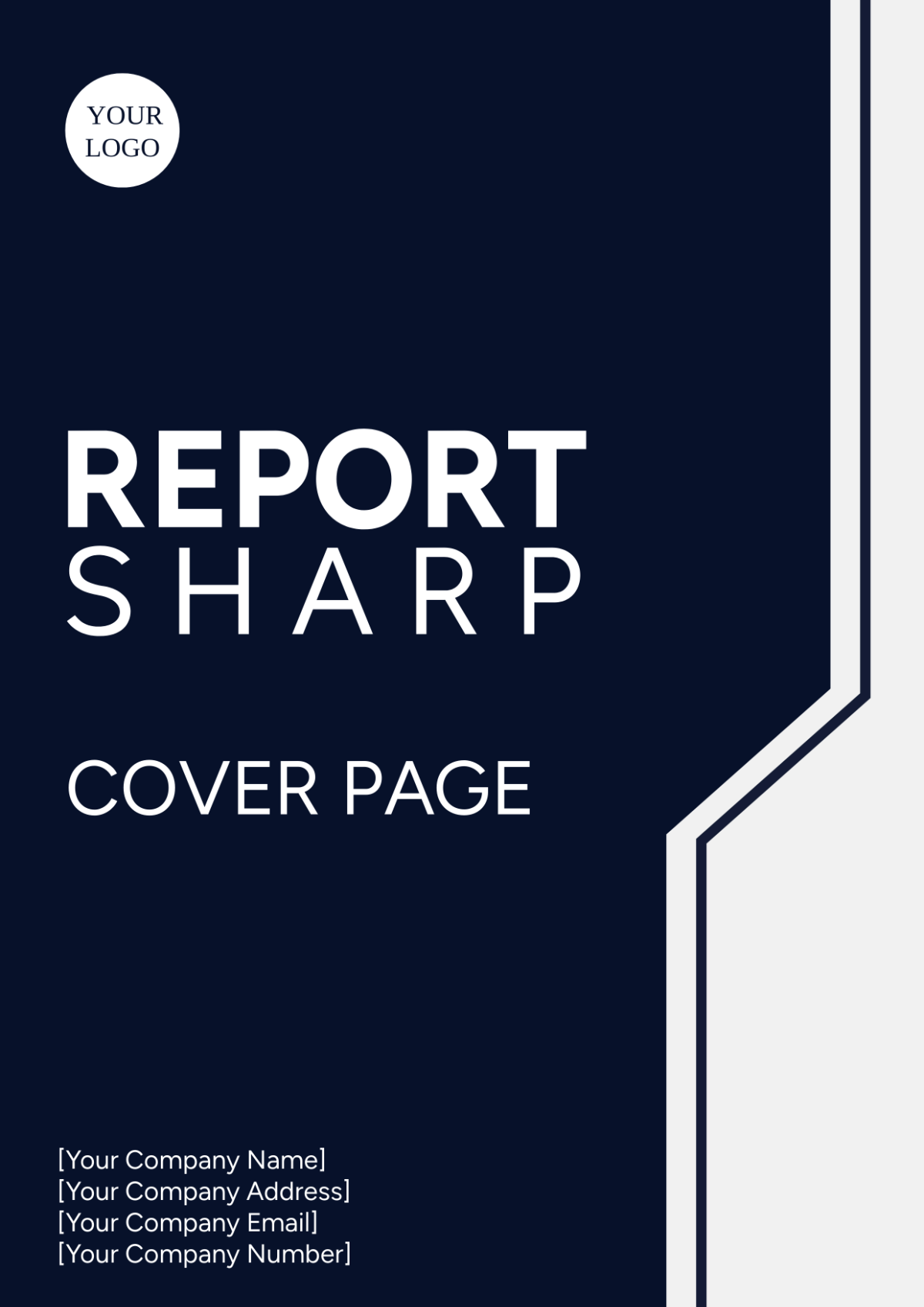 Report Sharp Cover Page