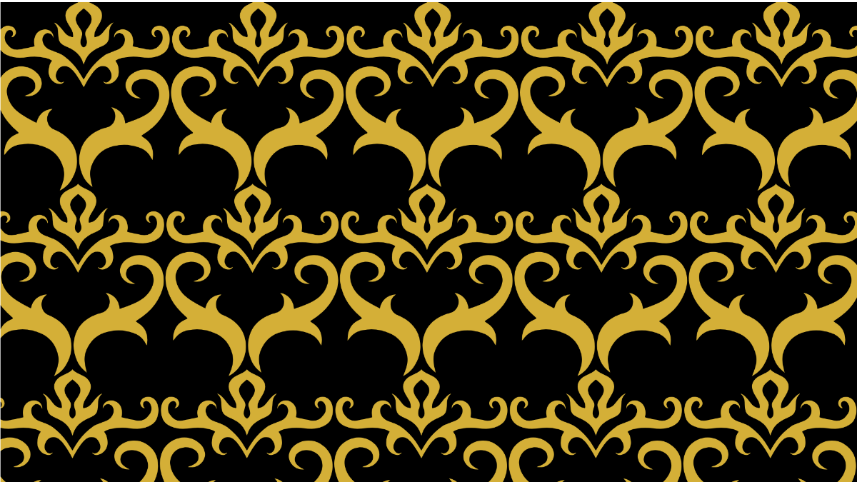 Black and Gold Vintage Pattern 
