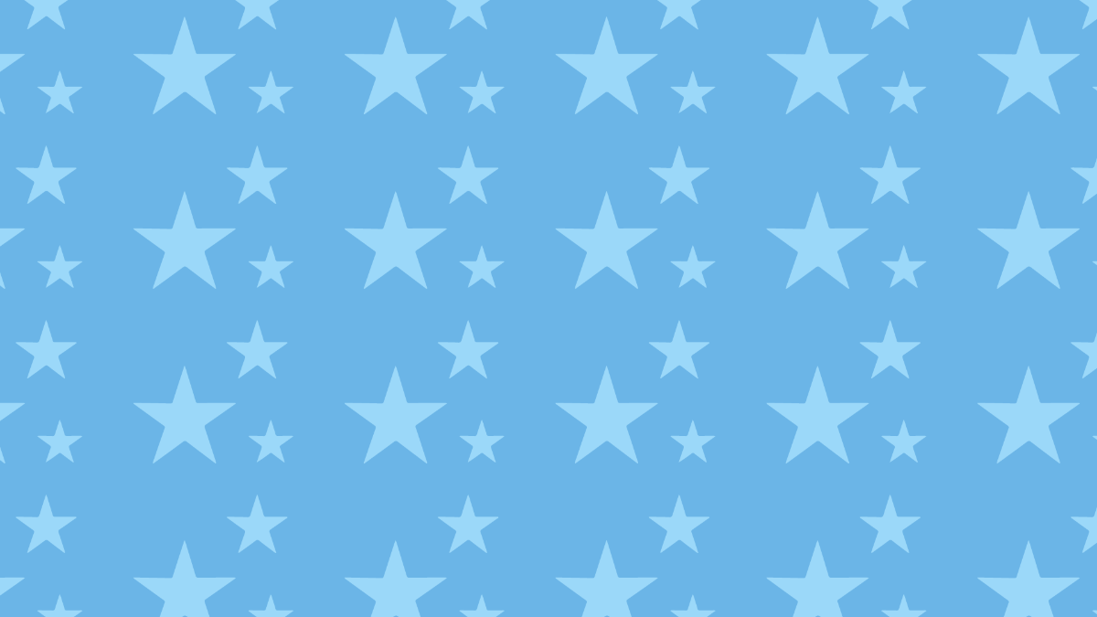 Blue Star Pattern 