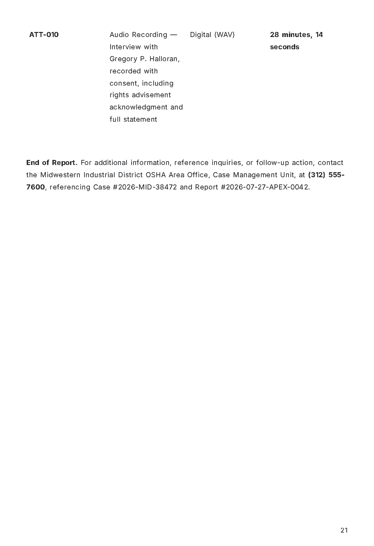 Free Police Report Template to Edit Online