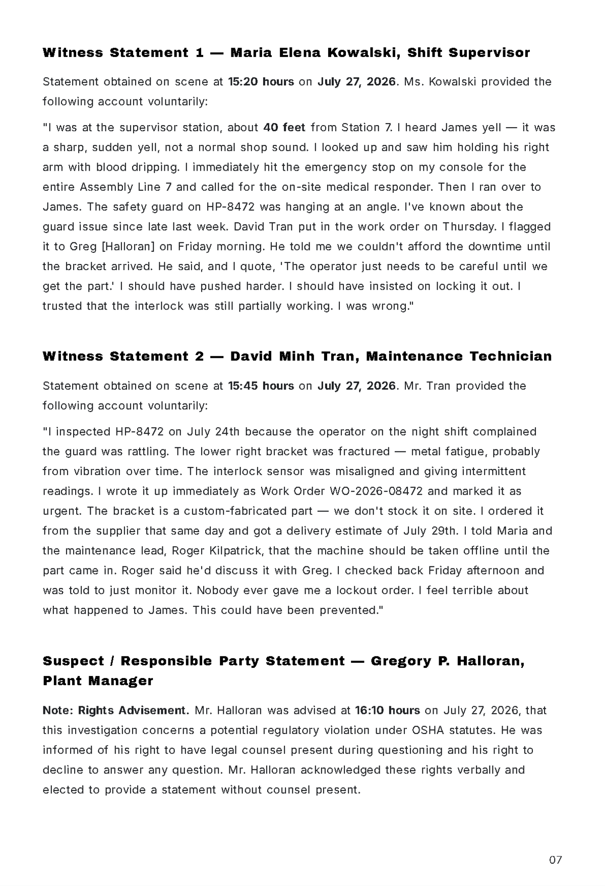 Free Police Report Template to Edit Online