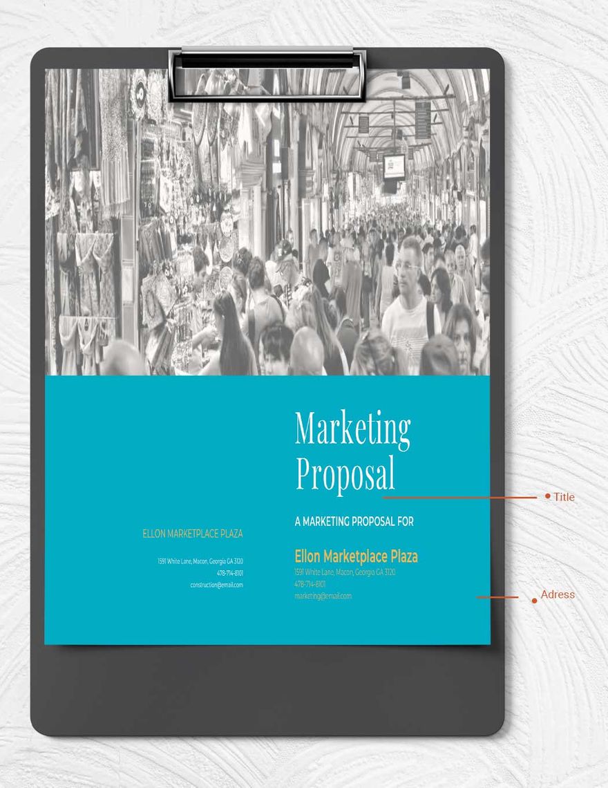 First Quarter Marketing Proposal Template