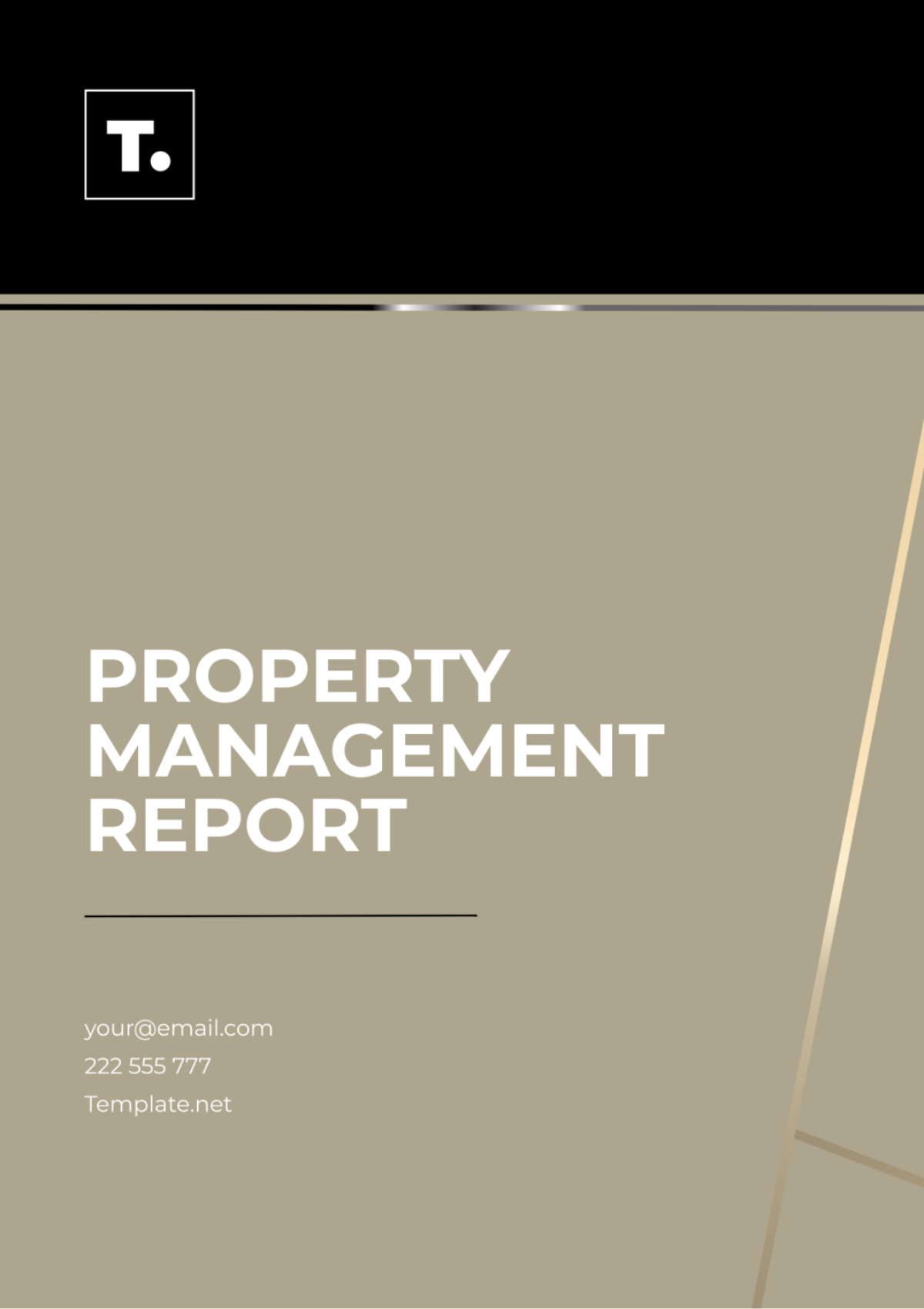 Property Management Report Template