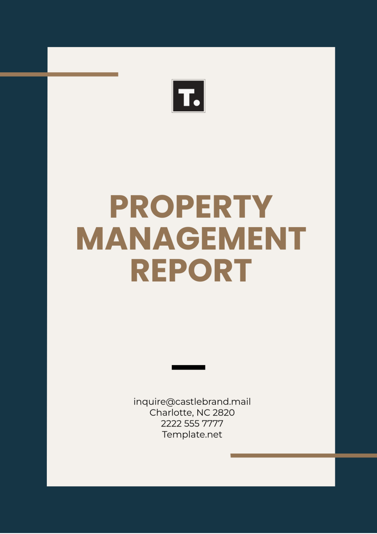 Property Management Report Template - Edit Online & Download