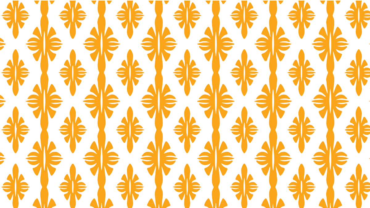 Orange Vintage Pattern 
